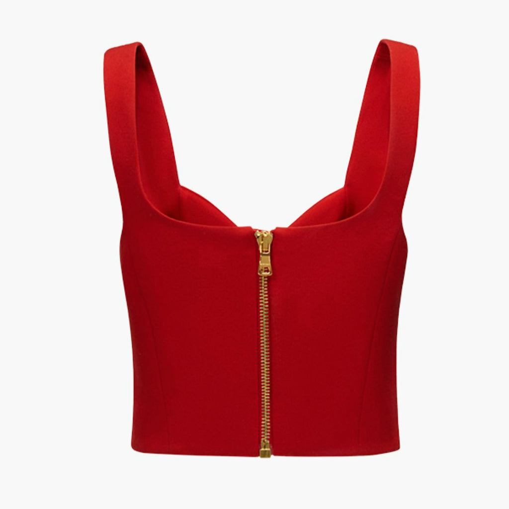 Women's Summer Sexy Sleeveless Short Vest Bra