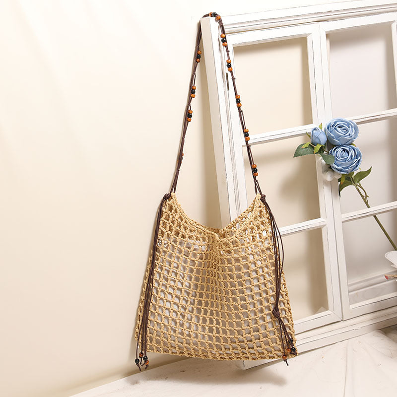 Women's Bag With Lace Up Pattern Bag