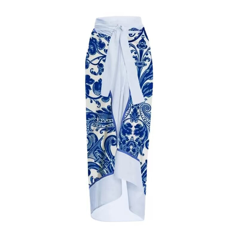 Lonkey Blue One-piece Swimwear