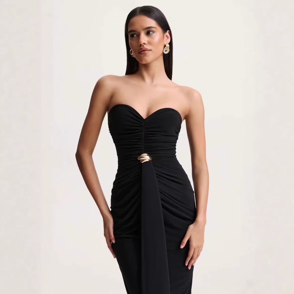 Women's Backless Maxi Dress