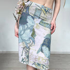 Artistic Retro Japanese Abstract Printing Elegant Graceful