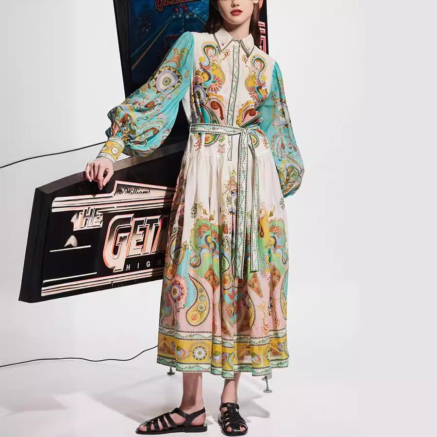 Women's Lace Long Sleeve Dress