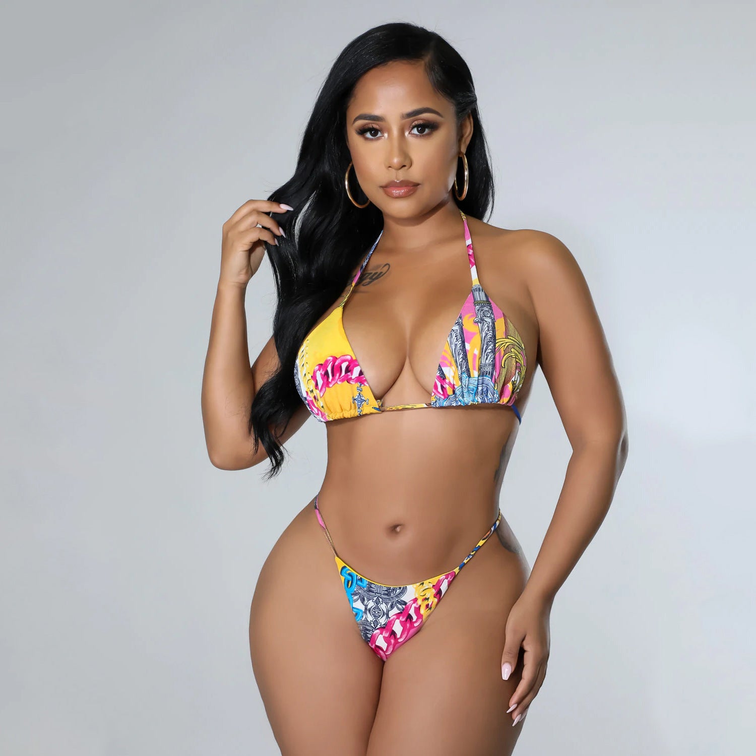 Clothing Print Bikini Swimwear