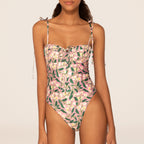 Lace French One-piece Swimwear