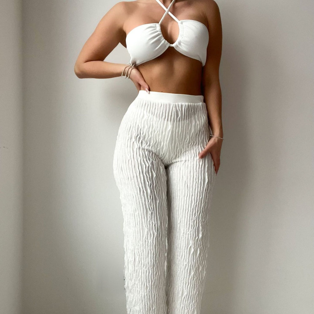 Solid Color One-piece Swimwear