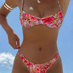 Summer Spaghetti One-piece Swimwear