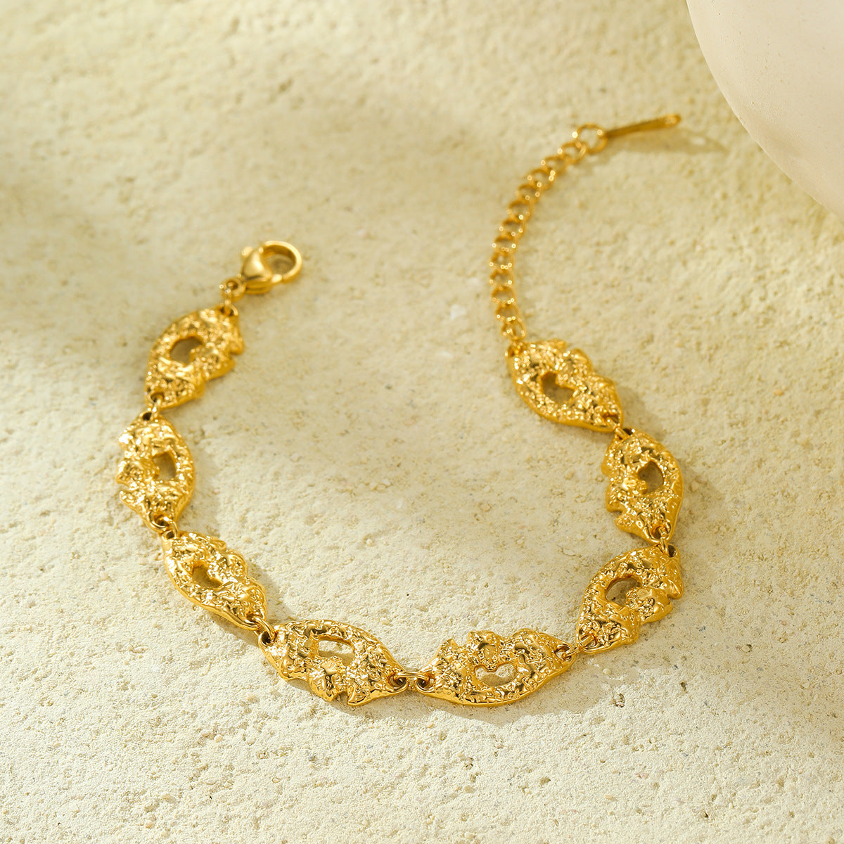 Frosted Hollow-Out Bracelet