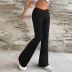 Women’s V-Waist Slim Bootcut Pants