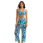 Three Backless Bikini Swimwear