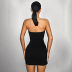 Strapless Sleeveless Bodycon Mini Dress