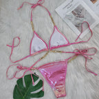 Crystal Diamond Bikini Swimwear
