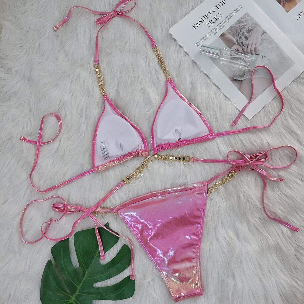Crystal Diamond Bikini Swimwear