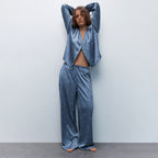 Autumn Satin Pajamas Lingerie