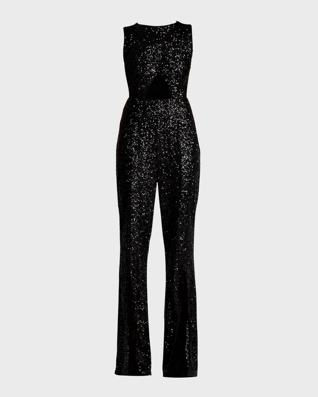 Women's Fall Women's Black Paillette Sleeveless Slim Fit Bodysuit Shapewear