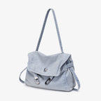 Women's Retro Washed Crossbody Tote Bag