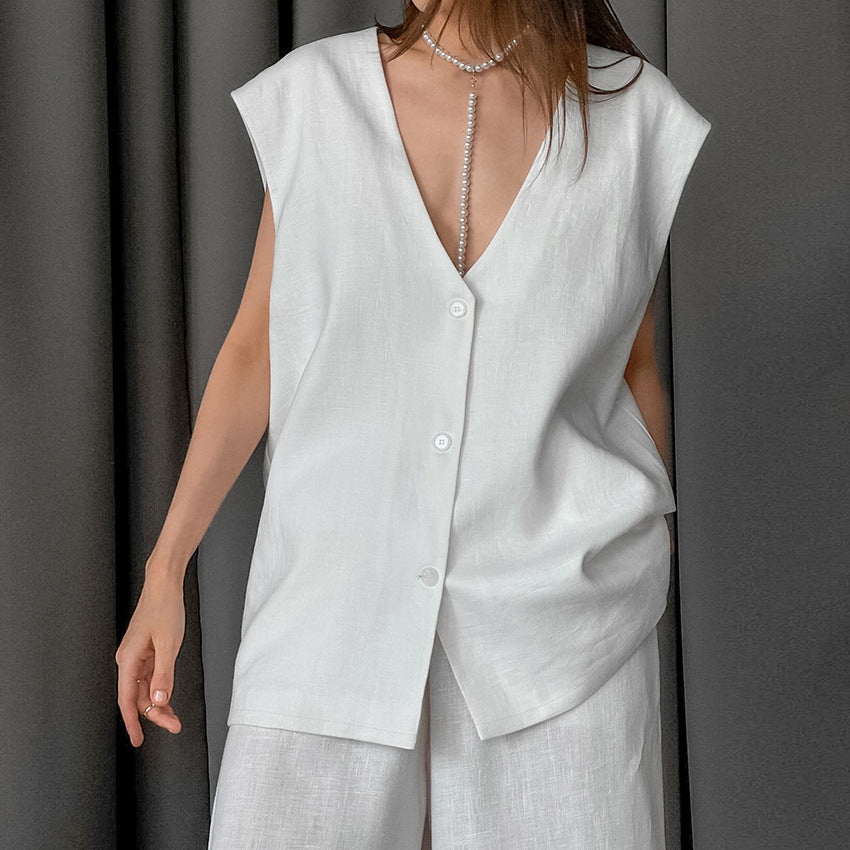 Sleeveless Pajamas Lingerie