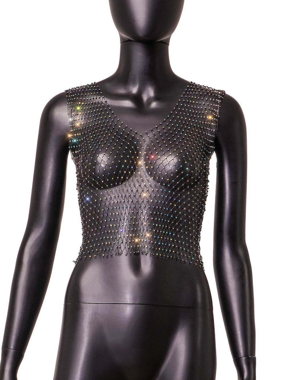 V-neck Black AB Color
