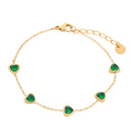 Heart Zircon Bracelet