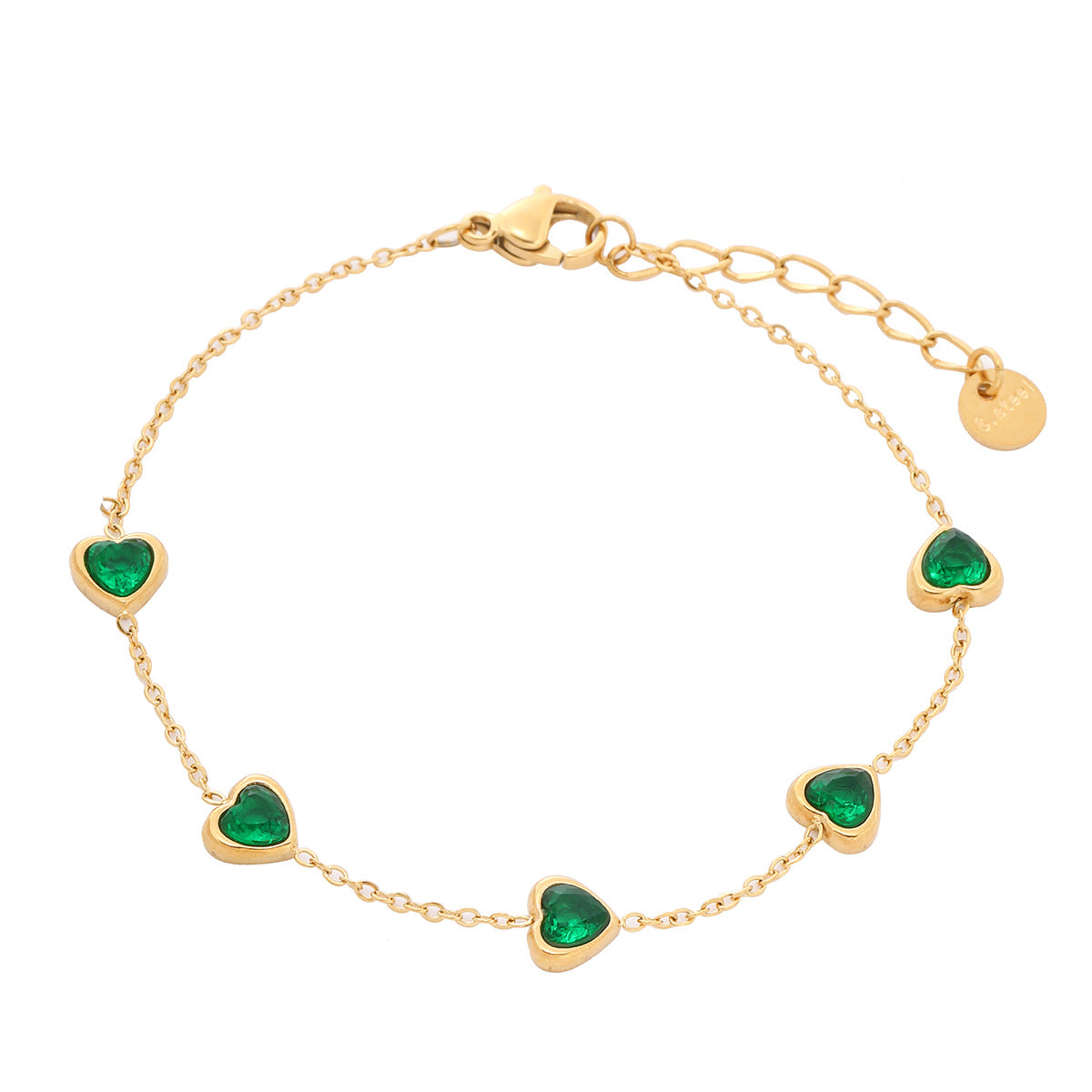 Heart Zircon Bracelet