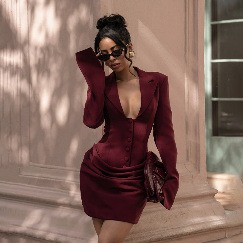 Women's Sheath Winter Dress