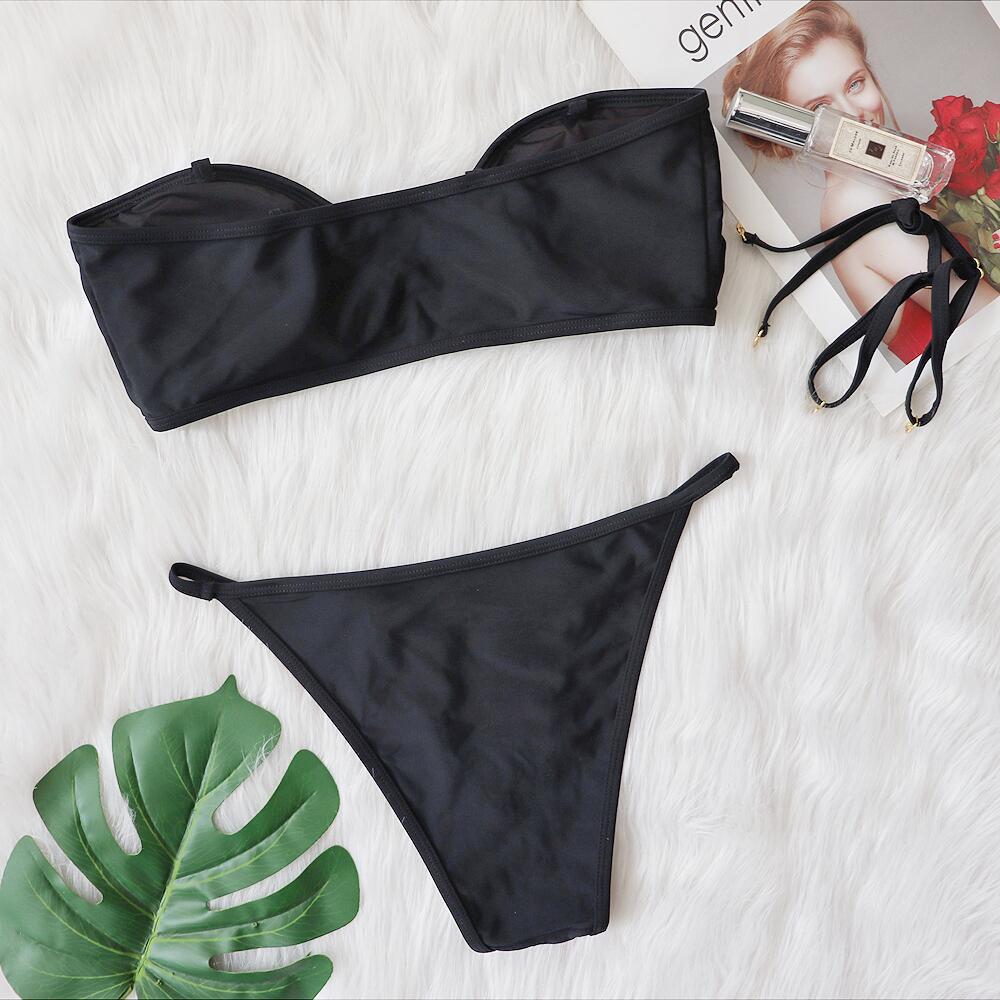 Metal One-piece Swimwear