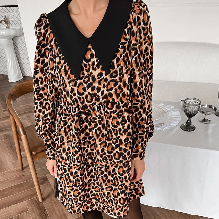 Autumn Leopard Pajamas Lingerie