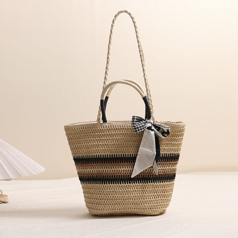 Women's Striped Tote Bag