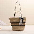 Women's Striped Tote Bag