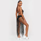 Hand Crocheting One-piece Swimwear