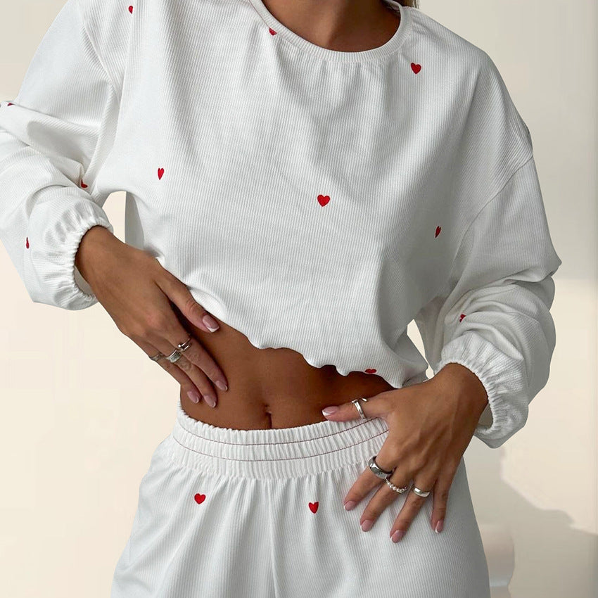 Autumn Knitting Pajamas Lingerie