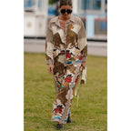 Women's Printed Two-Piece Set