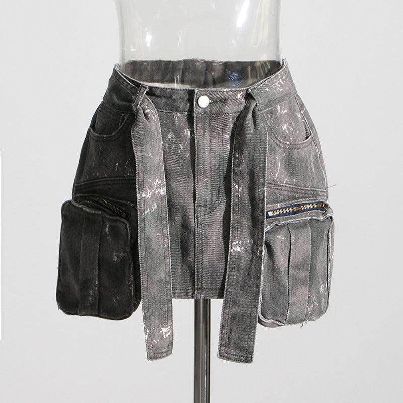 Personalized Vintage Sheath Spring Summer Camouflage Skirt