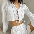 White Pajamas Lingerie