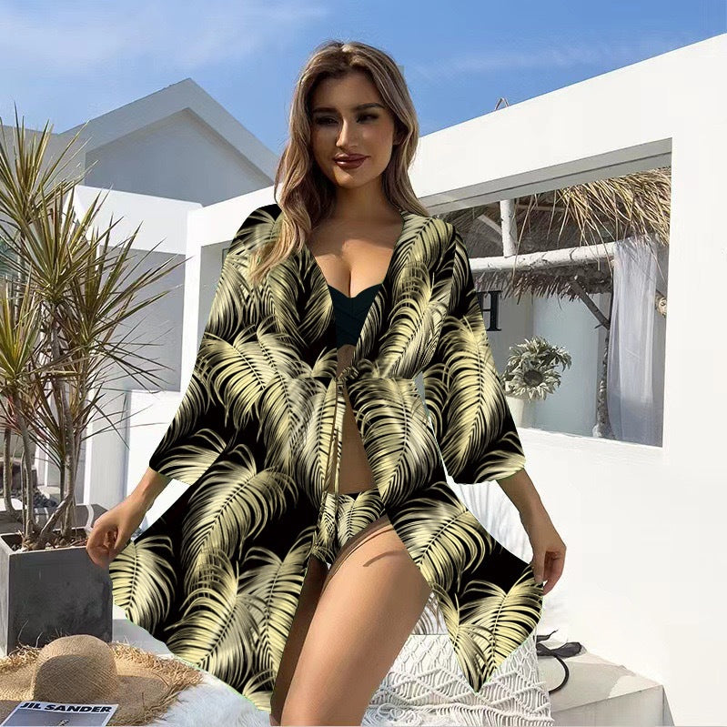 Three Sunscreen Bikini Swimwear
