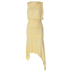 Women's Pleated Sleeveless Dress