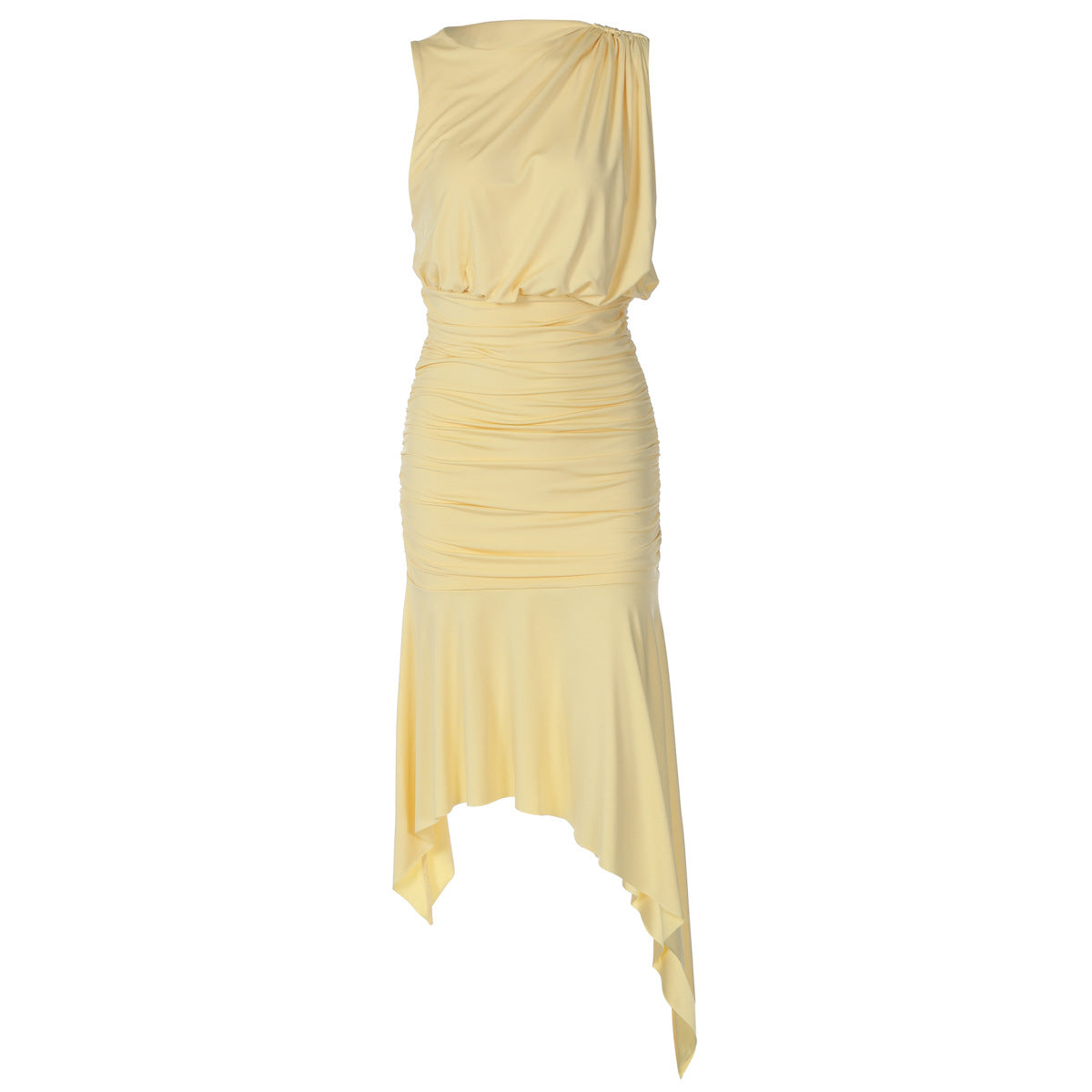 Women's Pleated Sleeveless Dress