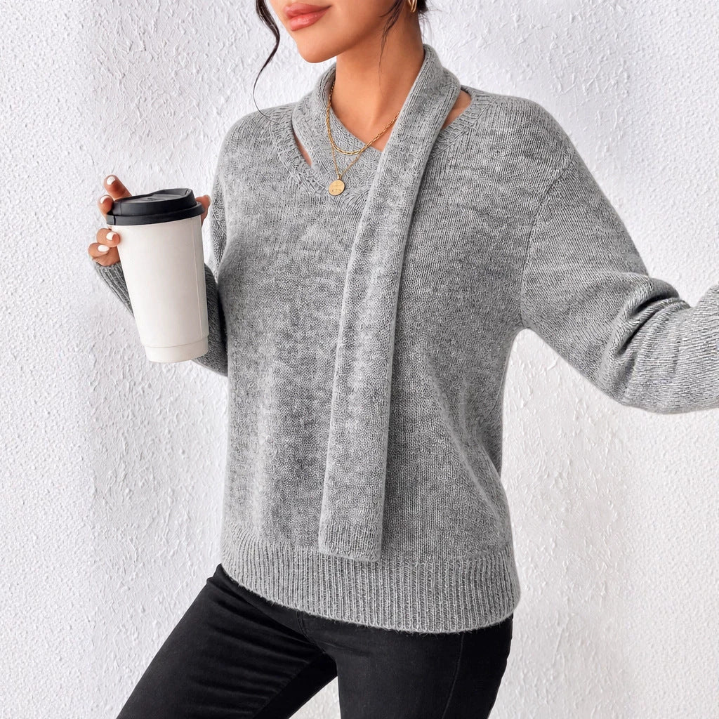 Women's Layered-Look Turtleneck Knit Sweater