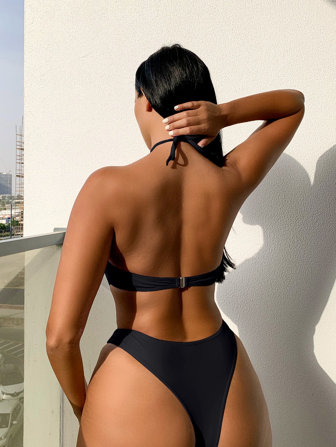 Halter One-piece Swimwear
