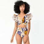 Split One-piece Swimwear