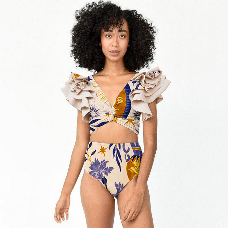 Split One-piece Swimwear