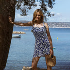 Women's Halter Floral Dress