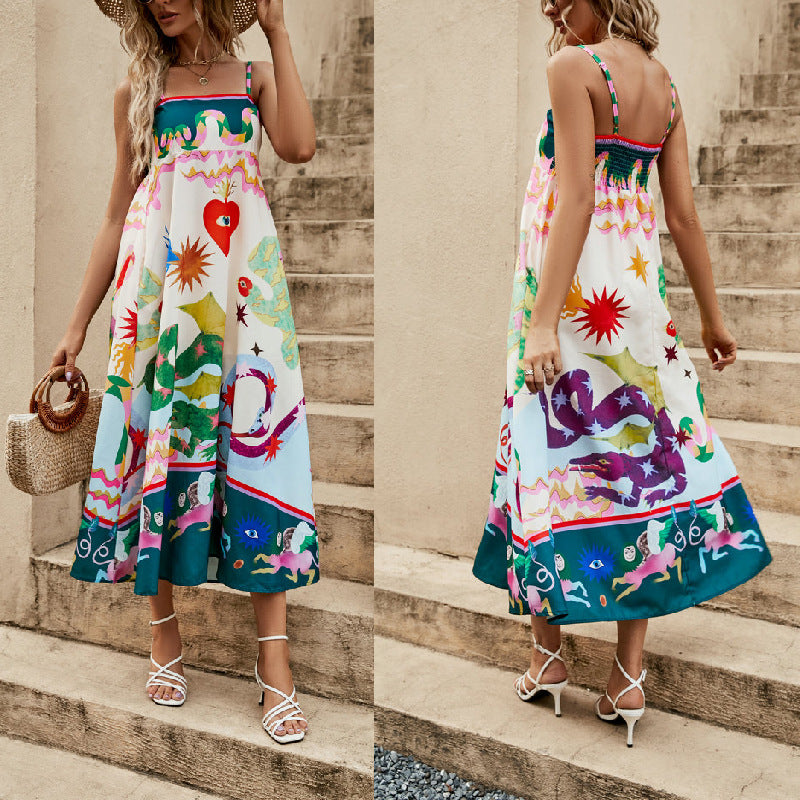 Women's Floral Sleeveless Dress