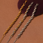 Metal Texture Titanium Steel Bracelet