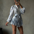 Women's Lace Long Sleeve Dress