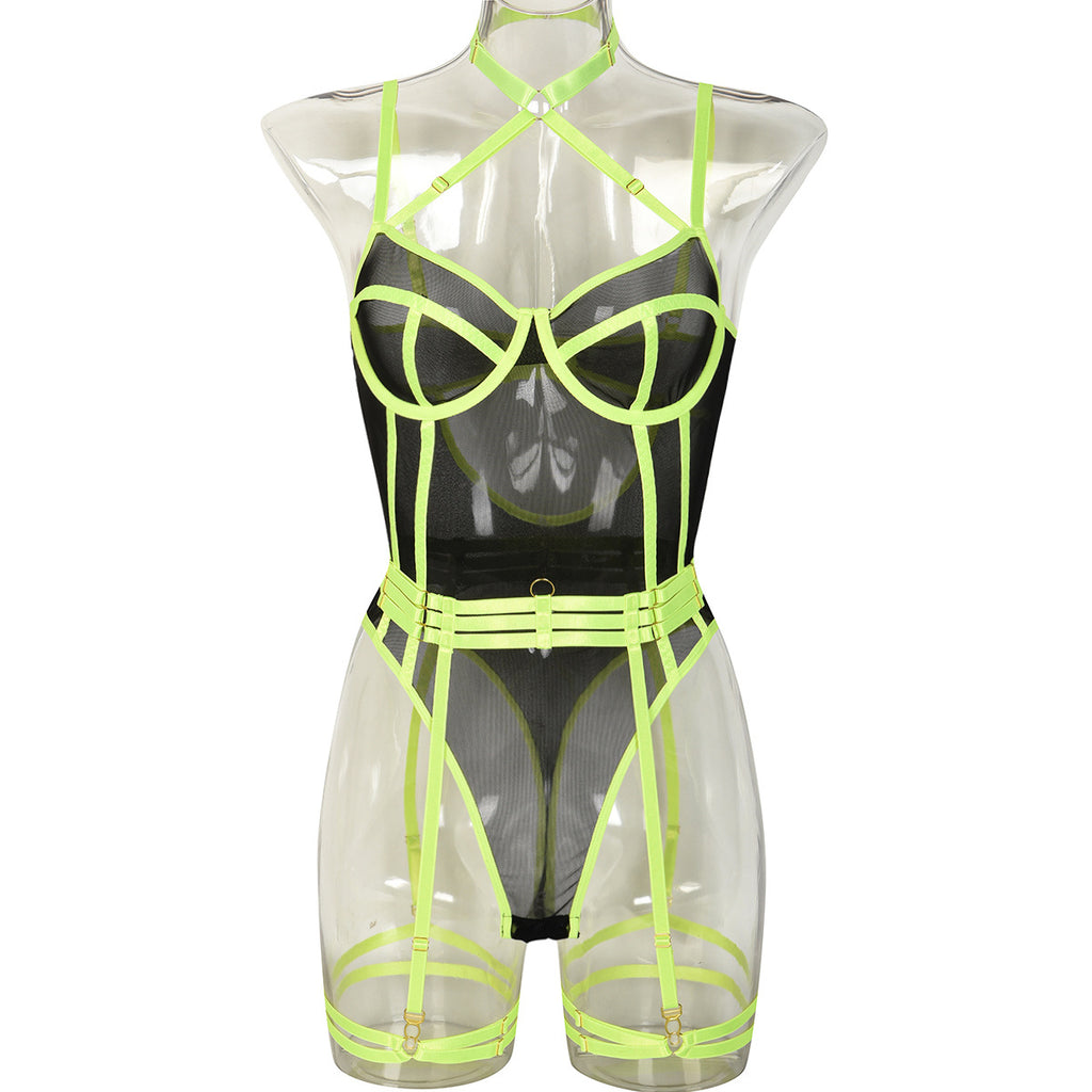 Black Net Green Belt