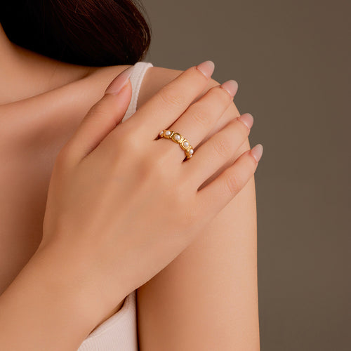 Pearl Open Ring