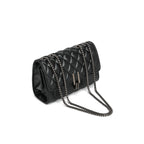 Rhombus Embroidery Line Small Square Bag Summer Versatile Shoulder