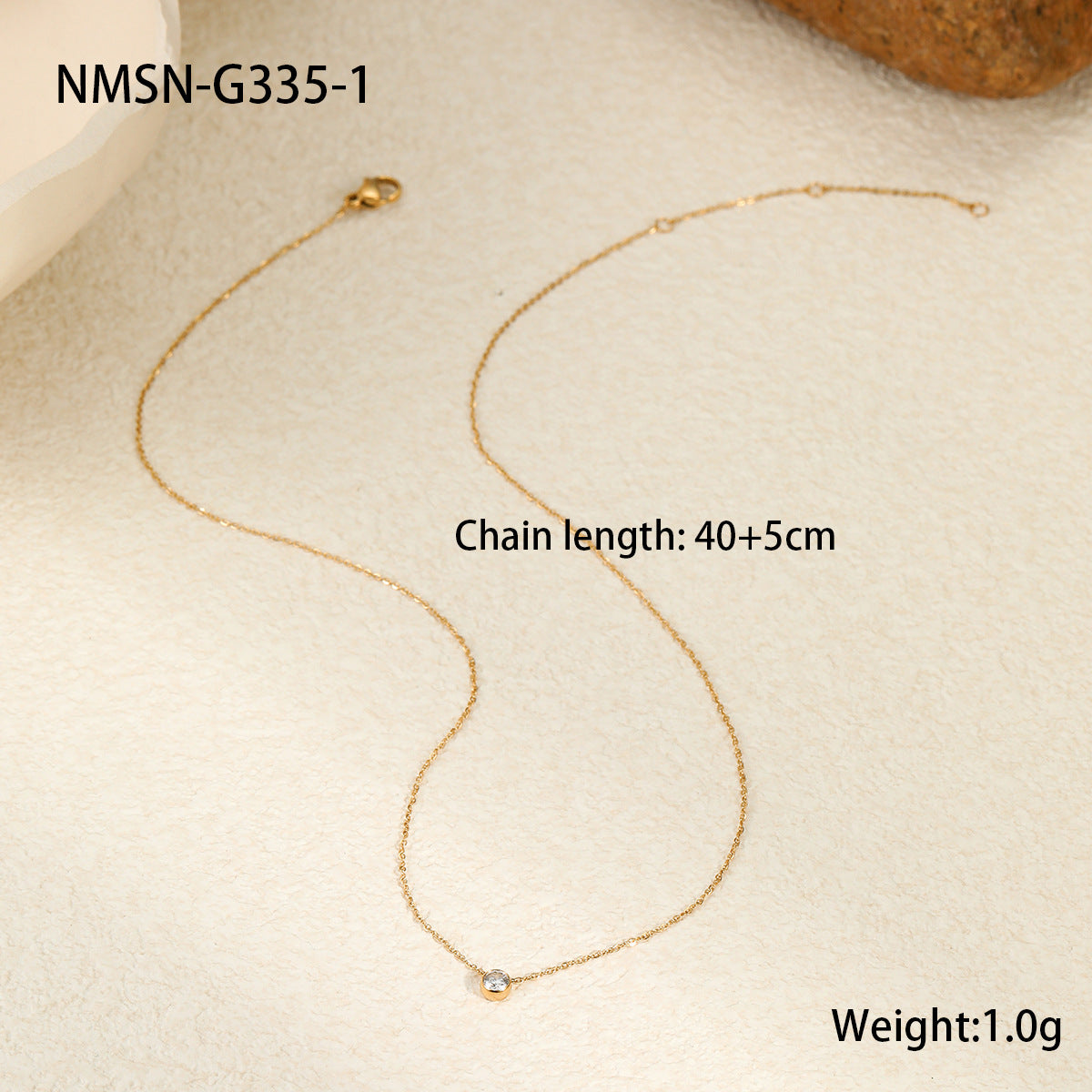 NMSN-G335-1 Gold Necklace