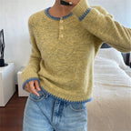 Women's Color-Block Knit Sweater Cardigan