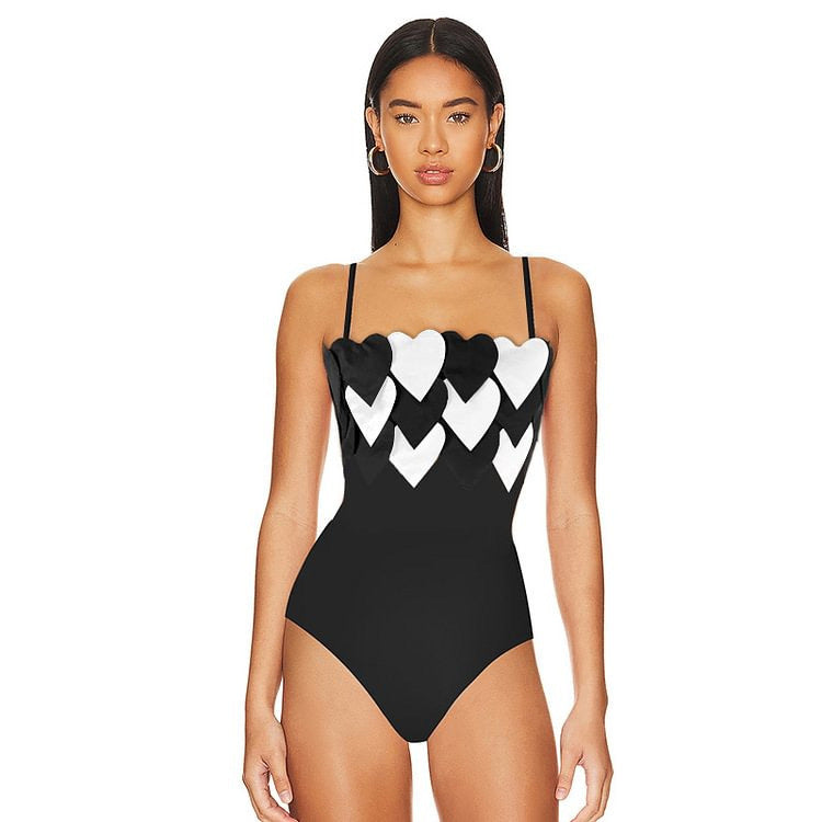 Triangle Belt One-piece Swimwear